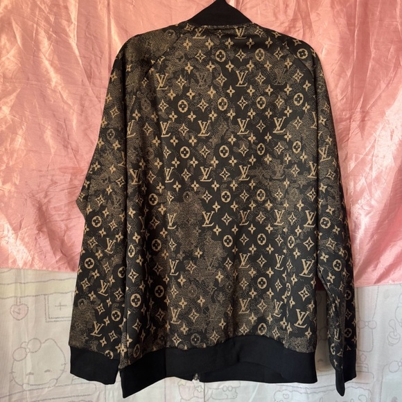 Louis Vuitton Printed Long-Sleeve Jacket (Brown) - Picture 2 of 12